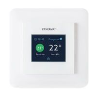 eTOUCH eco inbouwthermostaat met touchscreen wit