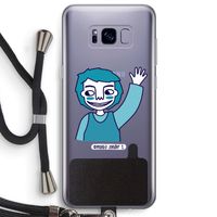Zwaai: Samsung Galaxy S8 Plus Transparant Hoesje met koord