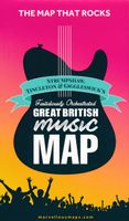 Wegenkaart - landkaart Great British Music Map | Strumpshaw, Tincleton - thumbnail