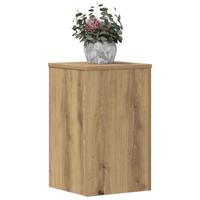 VidaXL Plantenstandaards 2 st 30x30x50 cm hout artisanaal eiken