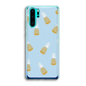 Ananasjes: Huawei P30 Pro Transparant Hoesje