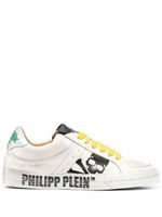 Philipp Plein baskets Retrokickz TM en cuir - Blanc Philipp Plein baskets Retrokickz TM en cuir - Blanc