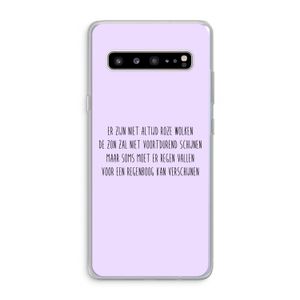 Regenboog: Samsung Galaxy S10 5G Transparant Hoesje