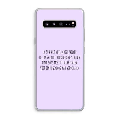 Regenboog: Samsung Galaxy S10 5G Transparant Hoesje