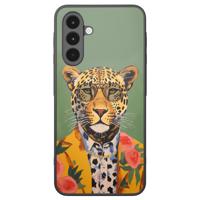 Samsung Galaxy A17 hoesje - Luipaard hipster