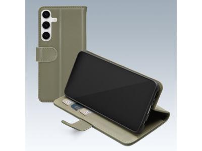 Mobilize Mobilize Premium Gelly Wallet Book Case Samsung Galaxy S24 FE Green