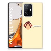 Xiaomi 11T | 11T Pro Telefoonhoesje met Naam Monkey - thumbnail