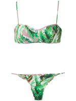 Amir Slama bikini à fleurs - Vert - thumbnail