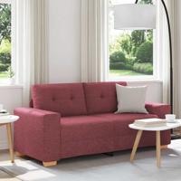 Loveseat Bank Wijnrood 140 cm Stof