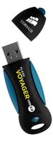 Corsair Voyager 256GB USB flash drive USB Type-A 3.2 Gen 1 (3.1 Gen 1) Zwart, Blauw - thumbnail