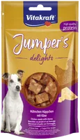 Vitakraft Jumper’s Delights kip&amp;kaas: hondensnoepjes 80g - thumbnail
