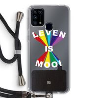 Het Leven Is Mooi: Samsung Galaxy M31 Transparant Hoesje met koord