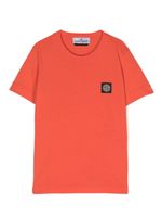 Stone Island Junior t-shirt en coton à motif Compass - Rouge