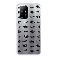 Eye pattern #2: Oppo A94 5G Transparant Hoesje
