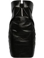 Rick Owens strapless cut-out minidress - Noir