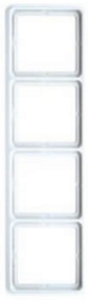 Jung CD500 afdekraam 4-voudig wit