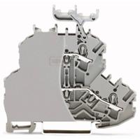 WAGO 2002-2203/099-000 Doorgangsklem 2-etages 6.20 mm Spanveer Toewijzing: L, N Grijs 50 stuk(s)