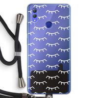 Wimpers: Honor Note 10 Transparant Hoesje met koord