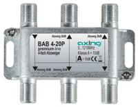 Axing BAB 4-20P Kabel-TV lasdoos 4-voudig 5 - 1218 MHz