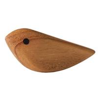 Warm Nordic Twirling Bird decoratie teak - thumbnail