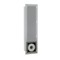 Fortifura Calvi Inbouw Reserve toiletrolhouder - Geborsteld Gunmetal PVD SW1126043/SW1126047