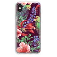 Papegaaien: iPhone XS Max Transparant Hoesje Papegaaien: iPhone XS Max Transparant Hoesje