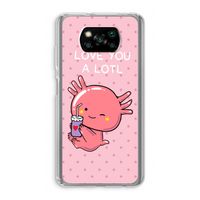 Love You A Lotl: Xiaomi Poco X3 NFC Transparant Hoesje