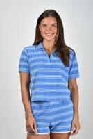 Sporty & Rich top SRC Terry Polo TO001620302BL24 juniper