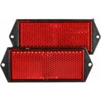 Benson Reflector - set 2x - rood - schroefbevestiging - 100 x 40 mm