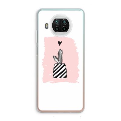 Zwart-wit cactus: Xiaomi Mi 10T Lite 5G Transparant Hoesje