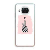 Zwart-wit cactus: Xiaomi Mi 10T Lite 5G Transparant Hoesje