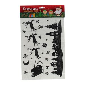 Wins Holland Silhouette raamstickers kerst