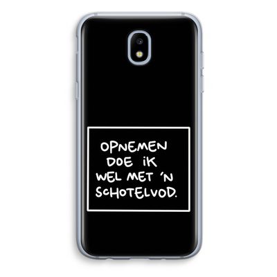 Schotelvod: Samsung Galaxy J5 (2017) Transparant Hoesje