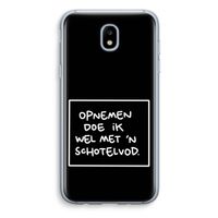 Schotelvod: Samsung Galaxy J5 (2017) Transparant Hoesje Schotelvod: Samsung Galaxy J5 (2017) Transparant Hoesje