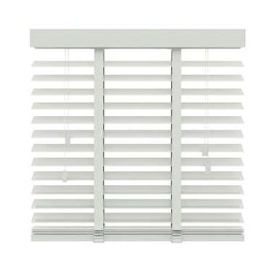 Fenstr jaloezie hout 50 mm wit - 160x180 cm - Leen Bakker