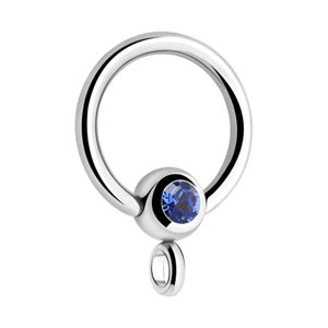 Jeweled Ball Closure Ring met Hoop Balletjes, staafjes en meer