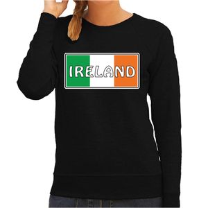 Ierland / Ireland landen sweater zwart dames