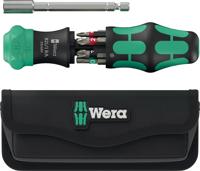 Wera kraftform kompakt 20 ra-r with bag, 6-piece bit set