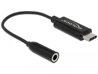 USB Type-C naar stereo 4-pin 3,5mm female jack audio-adapter Adapter