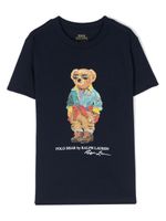 Ralph Lauren Kids t-shirt à imprimé Polo Bear - Bleu - thumbnail