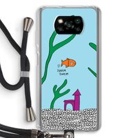 Aquarium: Xiaomi Poco X3 NFC Transparant Hoesje met koord