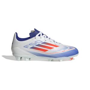 adidas F50 League Gras Voetbalschoenen (FG) Kids Wit Rood Blauw