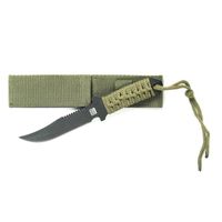 Combat mes groen voor survival 19.5 cm   -