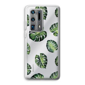 Tropische bladeren: Huawei P40 Pro Plus Transparant Hoesje