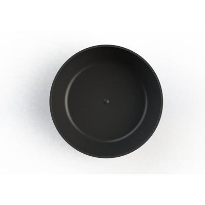 Arcqua Cusco vrijstaand ligbad rond 153cm mat zwart BAD121085
