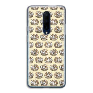 Slapende poes: OnePlus 7 Pro Transparant Hoesje