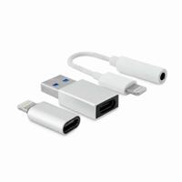 USB-kabel CoolBox COO-CKIT-APPL Wit