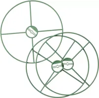 Plantensteunen rond d30cm groen 3st