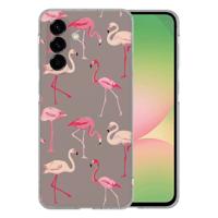 TPU Hoesje Samsung Galaxy A56 - Flamingo Backcover