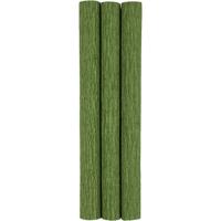 Creativ Company Crêpepapier, vel 25x60 cm, crêpe-verhouding: 180%, 105 gr, lime groen, 3 vel/ 1 doos